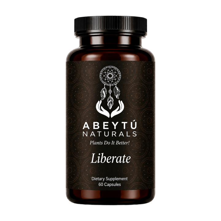 Liberate by Abeytú Naturals, 60 capsules: front of the bottle