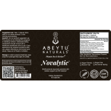 Novalytic full label laid flat: suggested use, cautions and supplement facts